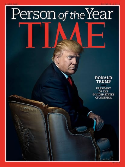 Donald Trump, elegido "persona del año" por 'Time' en 2016.