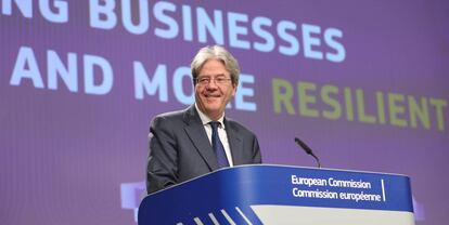 El comisario de Economía, Paolo Gentiloni.