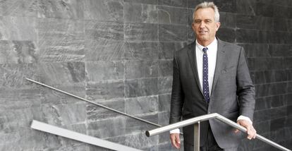 Robert Kennedy Jr. a su llegada a la Cámara de Comercio