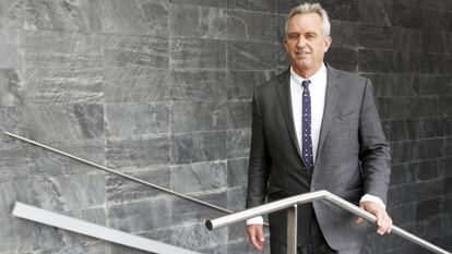 Robert Kennedy Jr. a su llegada a la Cámara de Comercio