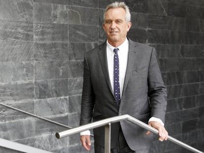 Robert Kennedy Jr. a su llegada a la Cámara de Comercio