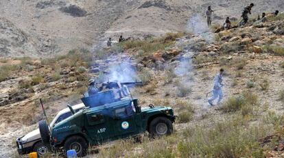 Enfrentamiento entre las fuerzas de seguridad afganas y un grupo de talibanes en el distrito de Dur Baba.