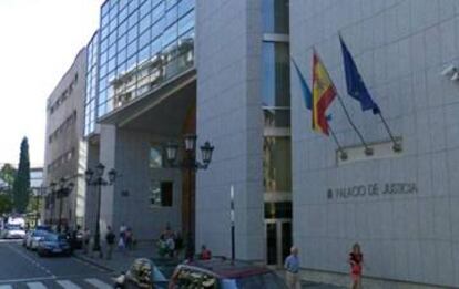El Palacio de Justicia de Oviedo.