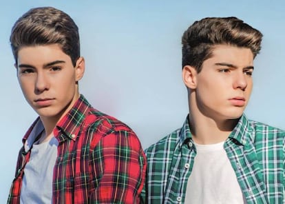 Gemeliers en la portada de uno de sus últimos discos.