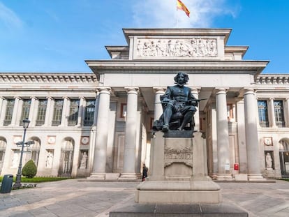 Fachada del Museo del Prado en Madrid.