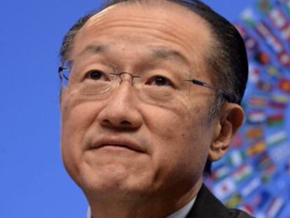 En la imagen, el presidente del Banco Mundial, Jim Yong Kim.