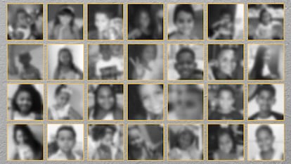 Niños víctimas de la policía en Brasil.