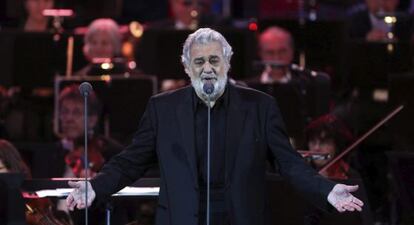 Plácido Domingo, el 30 de junio en St. Goarshausen (Alemania).