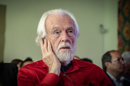 David Harvey, profesor de Geografía de la Universidad de la Ciudad de Nueva York, en el Foro de 'Vivienda Justa y Prosperidad Compartida'.