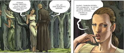 Viñetas de 'El clic', de Milo Manara, editado por Norma.