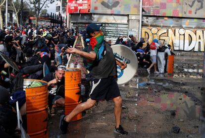 Las protestas en Santiago de Chile, el pasado 14 de noviembre.
