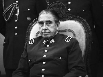 Augusto Pinochet in Santiago, Chile, in 1983.