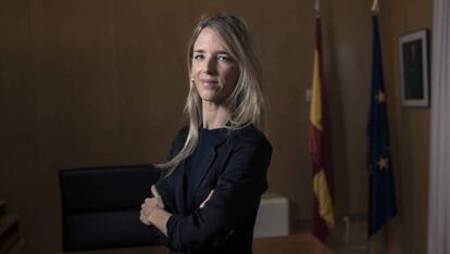 Cayetana Álvarez de Toledo el pasado mes de octubre en el Congreso de los Diputados. 