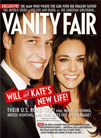 Los duques de Cambridge posan sonrientes para el número de julio de 'Vanity Fair' en EE UU.