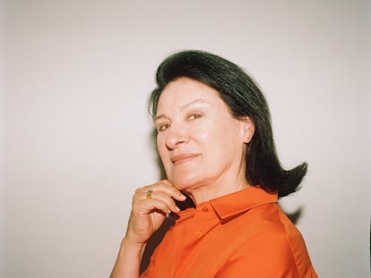 Paloma Picasso, fotografiada durante su visita en primavera a la Universidad de Calabria, en Cosenza. 