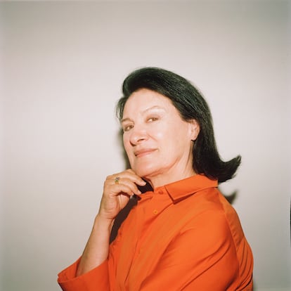 Paloma Picasso, fotografiada durante su visita en primavera a la Universidad de Calabria, en Cosenza. 