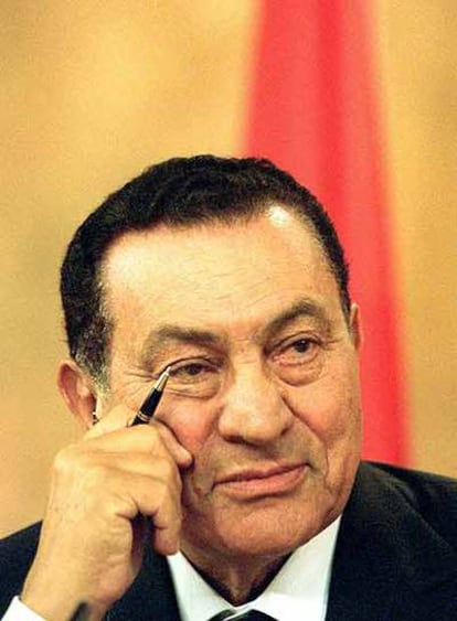 El presidente de Egipto, Hosni Mubarak.