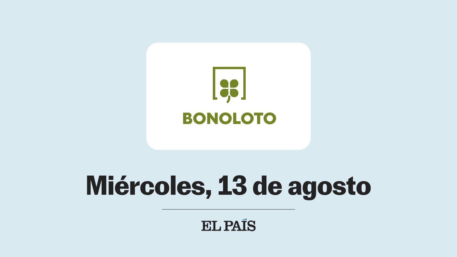 Bonoloto: comprobar sorteo del miércoles 13 de agosto