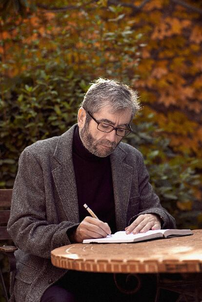 Antonio Muñoz Molina, en su casa de Madrid a finales del pasado año.