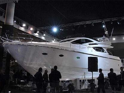 La novedad mundial del barco de motor de lujo, Rodman Muse, presentado ayer en el salón.