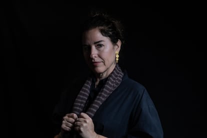 La escritora mexicana Guadalupe Nettel en la feria internacional del libro de Guadalajara