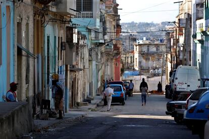 Una calle de La Habana este sábado.