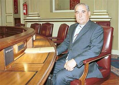Dimas Martín, el día de su toma de posesión como diputado canario, en julio pasado.