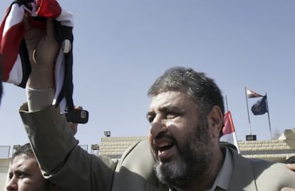 Jairat al Shater, tras su excarcelación el 3 de marzo de 2011.
