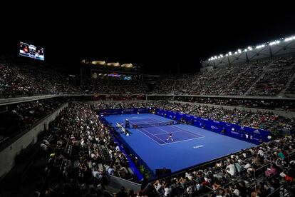 Abierto de Acapulco, durante un juego entre Nadal y Kozlov