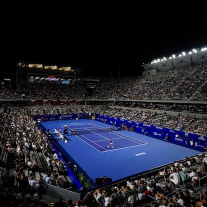 Abierto de Acapulco, durante un juego entre Nadal y Kozlov