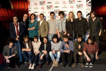 Foto de familia de la presentación de El Día de la Música