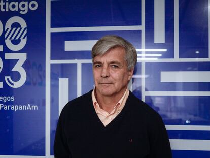 Harold Mayne-Nicholls, el nuevo director ejecutivo de los Juegos Panamericanos 2023 en su oficina en Santiago, Chile.