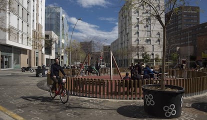 El barrio de Poblenou, en Barcelona.