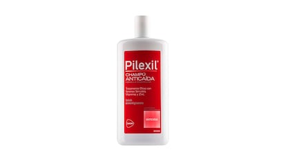 Anticaic shampoo on white background.
