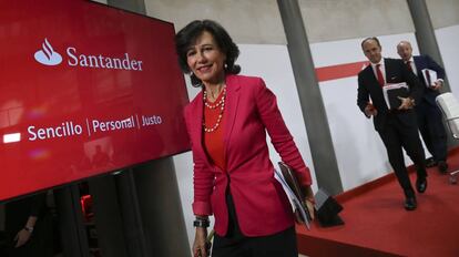 La presidenta del Santander, Ana Patricia Botín.