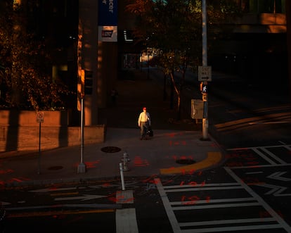 Cruce de la calle William Street, Atlanta 2017. 