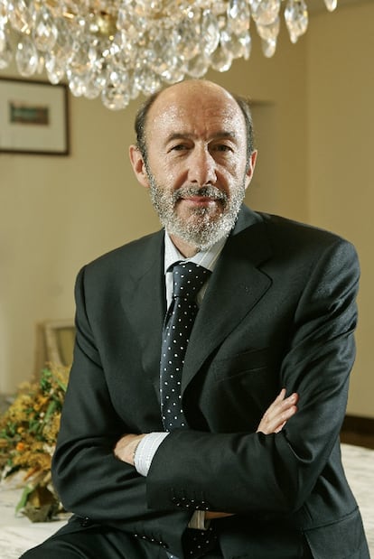 El vicepresidente primero del Gobierno y ministro de Interior, Alfredo Pérez Rubalcaba.