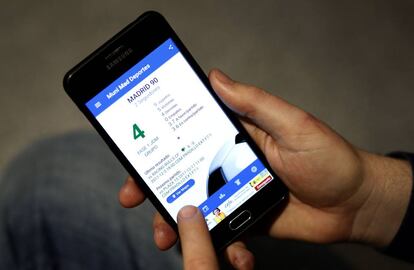 La 'app' Munimad Deportes.