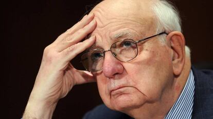 Paul Volcker en una imagen de archivo.