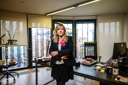 Beatriz Sánchez, fiscal de Extranjería, el viernes pasado en su despacho.