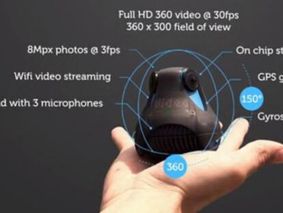 360cam, la primera cámara Full HD 1080p en 360 grados
