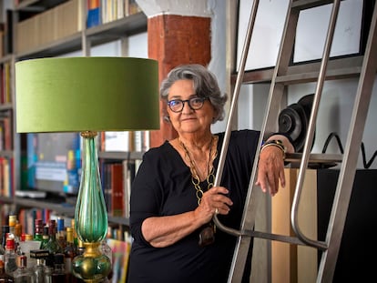 La diseñadora Elena Benarroch, en su casa de Madrid.