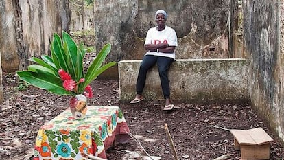 Ana Felicia Velásquez dignificó su casa abandonada durante la conmemoración del décimo aniversario del desplazamiento de Mampuján, Bolívar.