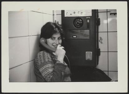Chantal Akerman, 'Ana's Encounters' (1978) filminin çekimleri sırasında.