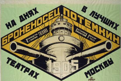 Cartel del acorazado Potemkin de Rodchenko de 1926.