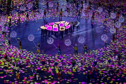 Ceremonia de clausura de los Juegos Olímpicos de Pyeongchang, el 25 de febrero de 2018.