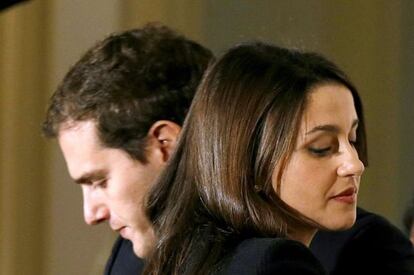 Albert Rivera e Inés Arrimadas.