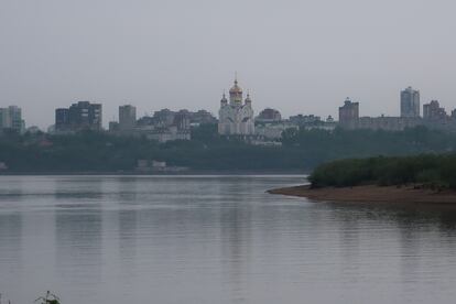 El bajo Amur cerca de Khabarovsk.