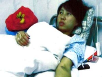 Feng Jianmei, la joven obligada a abortar.