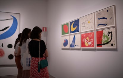 La exposición 'Miro y la poesía' en la fundación Mapfre.